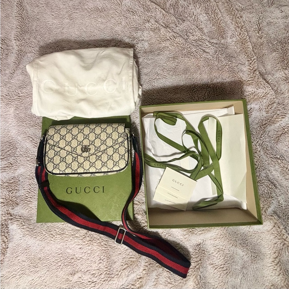 Ophidia mini bag, EUC, comes with box, ribbon, and dust bag. Lovely bag. 💕 - Picture 5 of 8